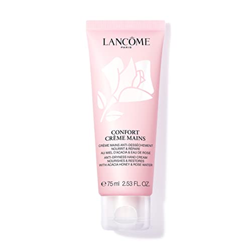 Lancôme Confort Handcreme, nährende Handpflege mit Sheabutter, Akazienhonig & Rosenextrakt für geschmeidig weiche Haut, 75ml