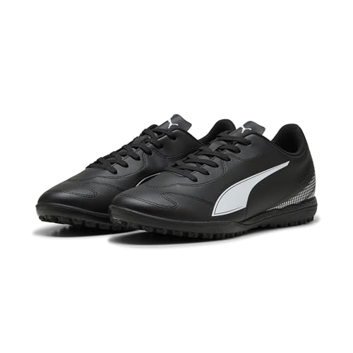 Puma Vitoria II TT Herren-Fußballschuh, Schwarz/Weiß, Größe 44, Puma Schwarz Puma Weiß, 44.5 EU