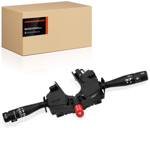 Frankberg Kombischalter Lenkstockschalter Vorne 22-Polig Schwarz Automatisch Drehbar Kompatibel mit Escort Klasseic Escort V VI VII Orion III 1990-2001 95AG11K665DA