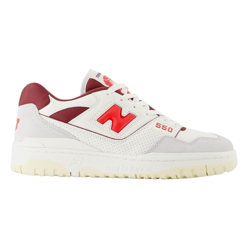 New Balance 550 Herren Court (BB550EMR) (Sea Salt/True Red), Sea Salt/True Red, 9