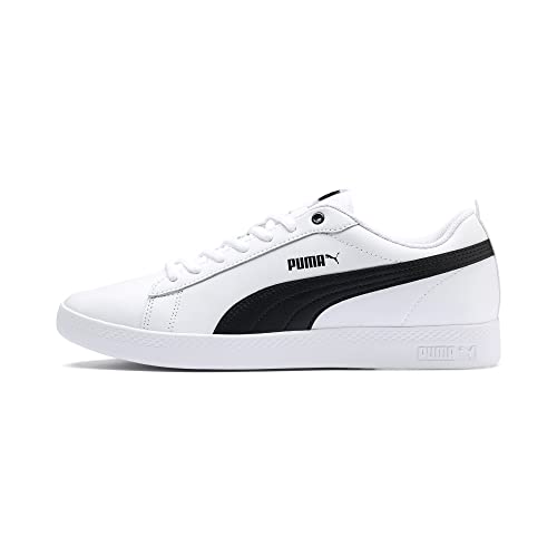 PUMA Damen Puma Smash Wns V2 L Sneaker, Puma White Puma Black, 40 EU