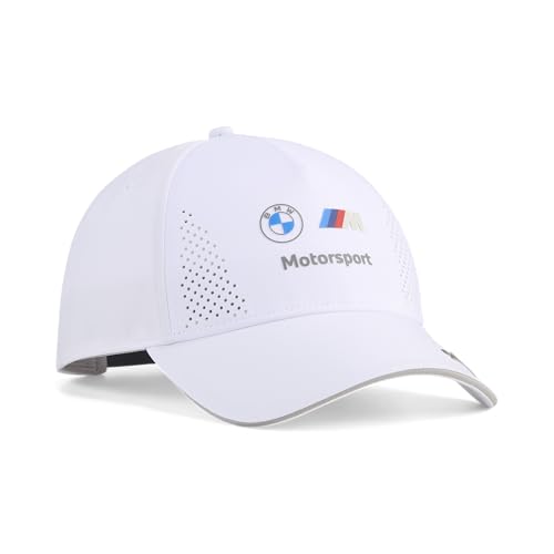 PUMA BMW M Motorsport Team Baseball Kappe – Weiß – Einheitsgröße