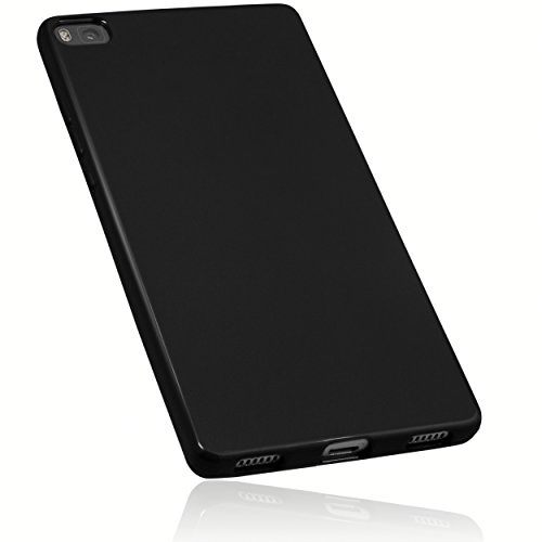 mumbi Hülle kompatibel mit Huawei P8 Handy Case Handyhülle, schwarz