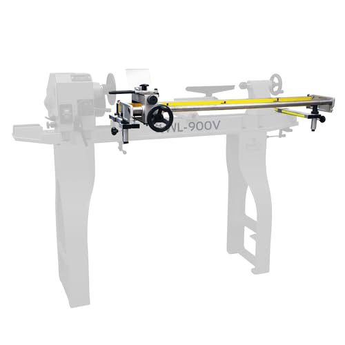 BAMATO Drechselmaschine WL-900V (230V) | 550W Leistung | Stufenlos 500-2000 min-1 | Werkstück max. 900mm | M33-Gewinde | Drehbank Drehtischmaschine (Kopiereinrichtung WL900CD (Ohne WL-900V))