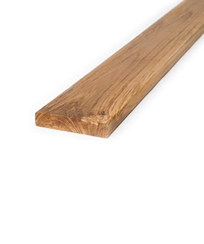 Terrassendielen aus Teakholz von BioMaderas®, 95mm Breite, 19mm Stärke (50 cm Länge)