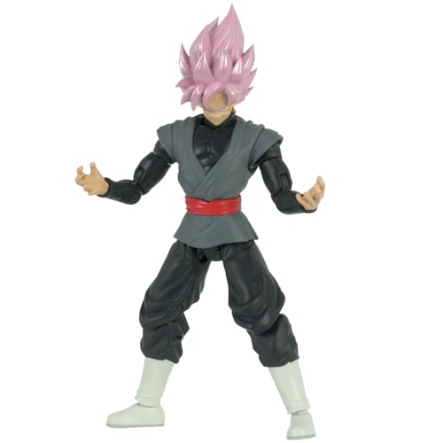 BANDAI - Dragon Ball Super - Figur Dragon Stars Super Saiyan Rosé Goku Black 17 cm - Bewegliche Actionfigur mit Zubehör - Offizielle Dragon Ball Lizenz - Spielzeug ab 4 Jahren - 35866