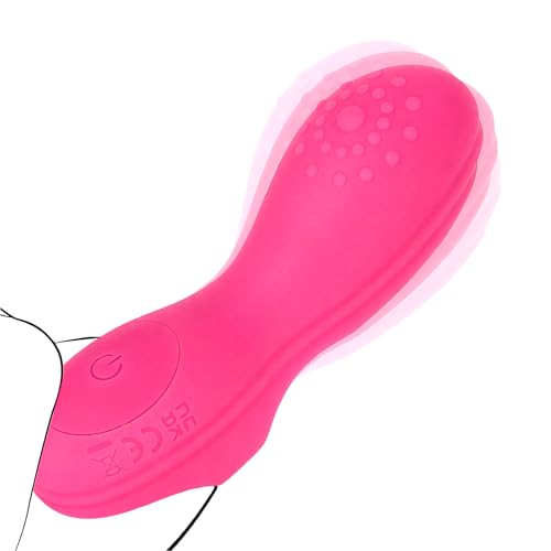 XEESHININ Finger Vibrator Sex Toy Female Adult Toy Sucking G-spot Stimulator Vibrator External Massager Vibrating Sex Pleasure Device Vibrating Massager Women's Health Products. (Rose red)