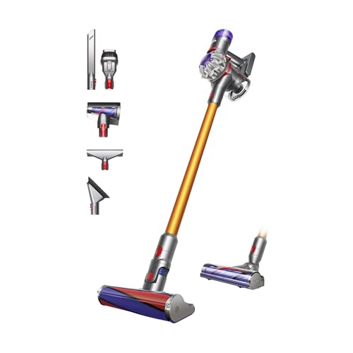 Dyson V8™ Absolute kabelloser Staubsauger (Silber/Gelb)