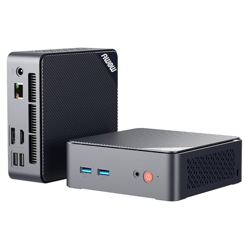 AWOW Mini PC W-11 Pro Gen12 N100 Quad Core 3.40 GHz, 16 GB DDR4 512 GB M.2 SSD Mini Desktop Computer, Micro PC Dual Display HDMI DP 4K@60 Hz RJ45 1000Mbps Gigabit Ethernet, WiFi5