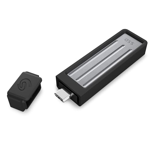 Seagate Ultra Compact 1TB, Externe SSD, 1000MB/s, USB 3.1 Typ C, inkl. Data Rescue Service (STMX1000400)