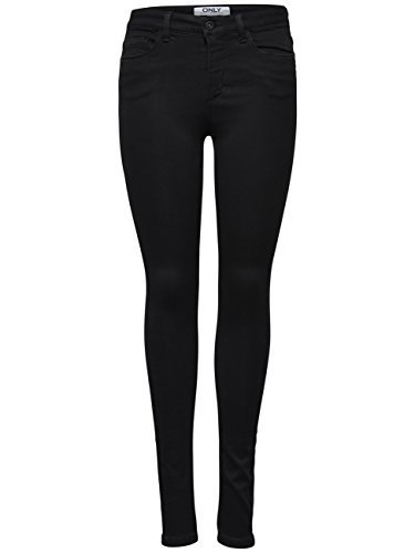 ONLY Damen Onlroyal High Sk Pim600 Noos 15093134 Jeans, Schwarz, EU L/30