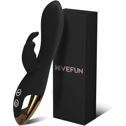 HIVEFUN Vibrator Sex Spielzeug für die Frau, Vibration für Frauen Schwarz