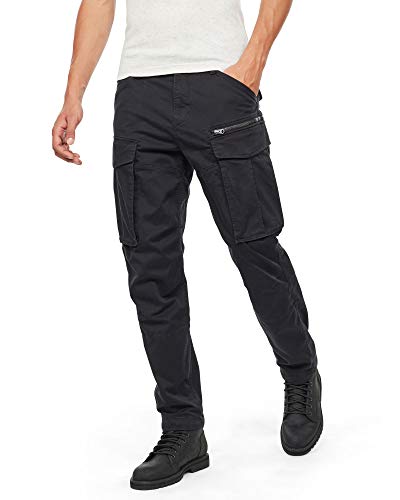 G-STAR Herren Rovic Zip 3D Regular Tapered Hose, Mehrfarben (dk black D02190-5126-6484), 32W / 32L