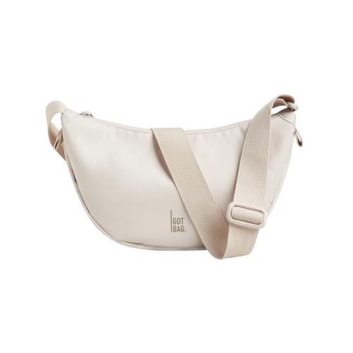 GOT BAG Crossbody Moon Bag | Halbmond Handtasche Wasserabweisend | Stylische Umhängetasche mit verstellbarem Gurt