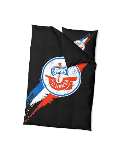 F.C. Hansa Rostock Bettwäsche Kurve 135x200 + 80x80cm