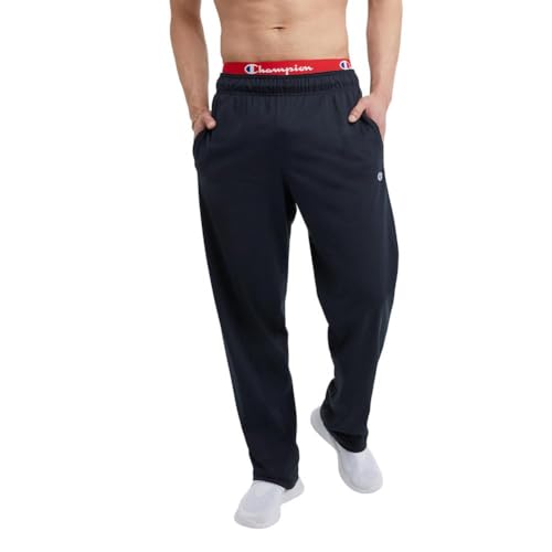 Champion Herrenhose, leichte Loungehose mit offenem Saum für Herren, Jersey-Hose (Normal- oder Übergroßen), X-Groß