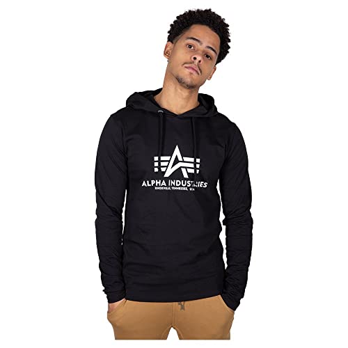 Alpha Industries Basic Hoody Kapuzensweat für Herren Black