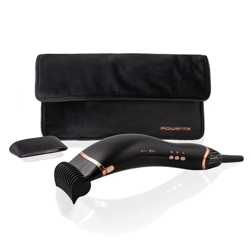 Rowenta Ultimate Experience Air Motion Haartrockner, leichtes Design, Coanda Effekt, Ionen-Technologie, 9 Geschwindigkeits-Temperaturkombinationen, inklusive Beutel, Schwarz-Kupfer, CF8C20E0