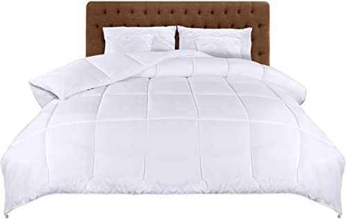 Utopia Bedding Bettdecke 135 x 200 cm, Ganzjahres-Bettdecke, Leichte Bettdecke mit Polyesterfüllung, Mikrofaser Schlafdecke (Weiß)