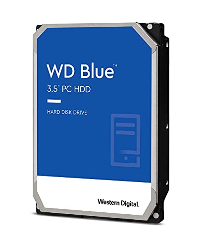 Western Digital Blue 4 TB Interne Festplatte, SATA 6 Gb/s, 3,5 Zoll, 5400RPM 256MB Cache, WD40EZAZ (Generalüberholt)
