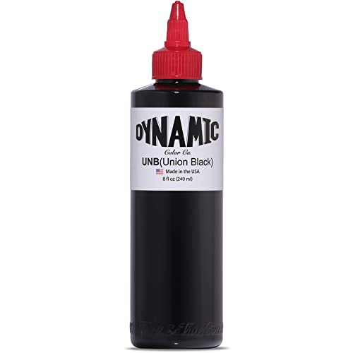 Dynamic Color Union Black Ink - 240ml (8oz) Bottle