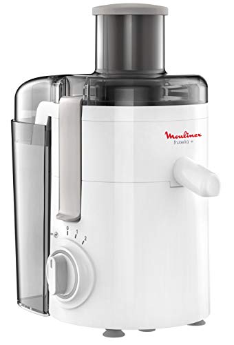 Moulinex JU3701 Frutelia+ Entsafter mit breiter Öffnung, leicht zu reinigen, 2 Geschwindigkeiten und Pulsmodus, 350 W