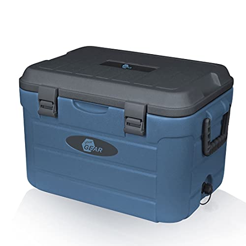 yourGEAR Coolah 30L – Kühlbox mit starker PU Isolierung – Passiver Kühlbehälter für Camping, Picknick, Festival – Lange Kälte- und Warmhaltung (bis zu 47 Stunden), Robustes HDPE, Leichter Transport