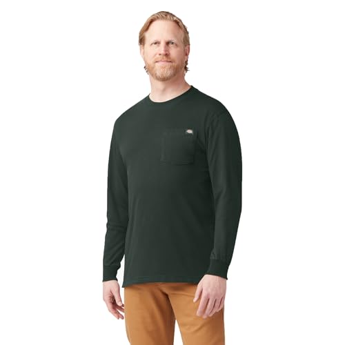 Dickies Herren Pocket Tee L/S Langarmshirt, Grün (Hunter Green GH), X-Large (Herstellergröße: XL)