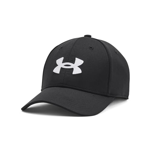 Under Armour Men's Blitzing Low Stretch Fit Cap - Black / / White - M/L