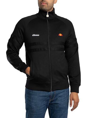 Ellesse Herren Rimini Trainingsjacke, Black Mono, XL