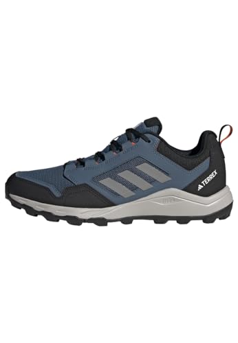 adidas Herren Tracerocker 2.0 Trail Running Shoes Trailrunning-Schuhe, Core Black/Grey Three/Impact Orange, 43 1/3 EU