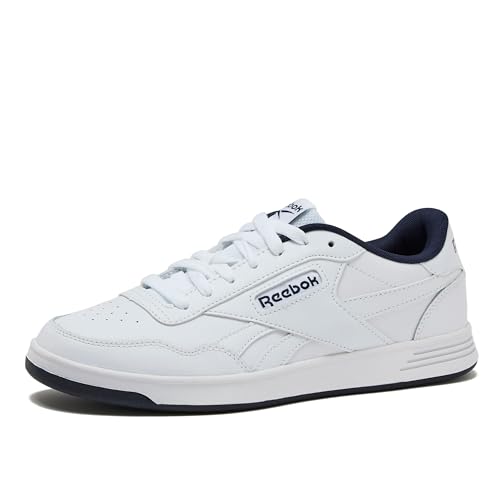 Reebok Court Advance Herren-Sneaker für Herren – lässige Tennisschuhe für Herren, Ffp Footwear White Vector Navy Footwear White, 46 EU