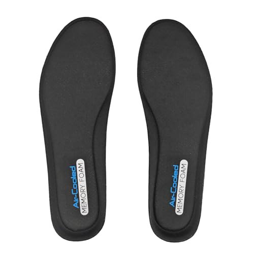 NDTEZUGT Memory Foam Einlegesohlen Ersatz für Skechers Schuh Männer, Komfort Dünn Schuhsohle Schuheinlagen Weich Einlagen für Arbeitsschuhe, Wanderschuhe, Sneaker Herren (US Men9-EU42)
