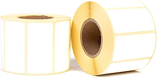 PROlac Beschriftungen – Selbstklebende Etiketten Aufkleber – Langlebig & beschreibbar – 60 x 30 mm – Weiß