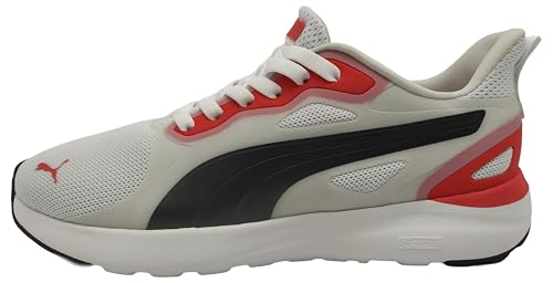 Puma Unisex-Softride Cosmic Street Sliptech Sneaker, Puma White Puma Schwarz für alle Zeiten, Rot, 42 EU
