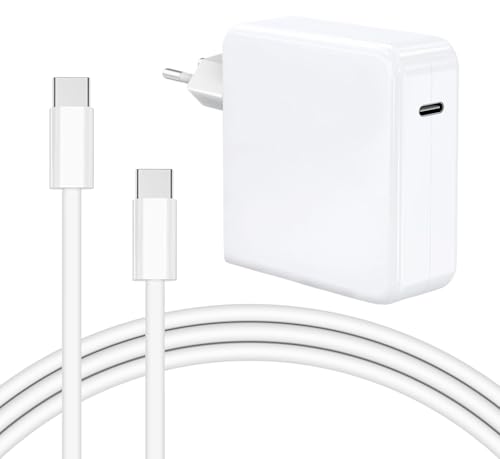 MacBook Ladekabel, 96W USB C Ladegerät für Mac Book Pro/Mac Book Air 16 15 14 13 Zoll, M5 M4 M3 M2 M1 Mac Laptop Series, iPad Pro 12.9/11 Zoll und alle USB-C Geräte (inkl. 2m Ladekabel)