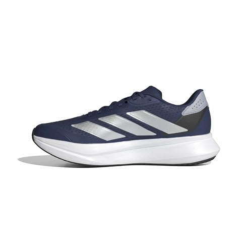 adidas Herren Duramo SL 2 Running Shoes, Dark Blue/Silver Metallic/Halo Silver, 40 2/3 EU