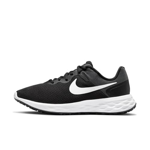 Nike Damen Revolution 6 Laufschuh, Black/White-Dk Smoke Grey-Cool, 38 EU