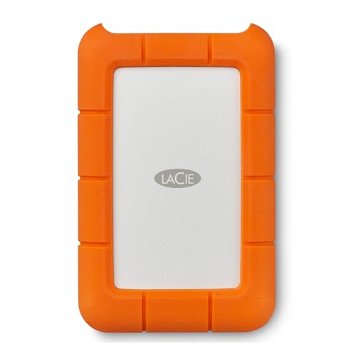 LaCie 2TB Rugged Externe Tragbare Festplatte | USB-C (STFR2000800)