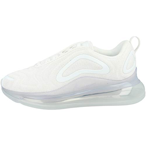 Nike Air Max 720 (Gs) Leichtathletikschuhe, Mehrfarbig White White MTLC Platinum Pure Platinum 100, 33.5 EU