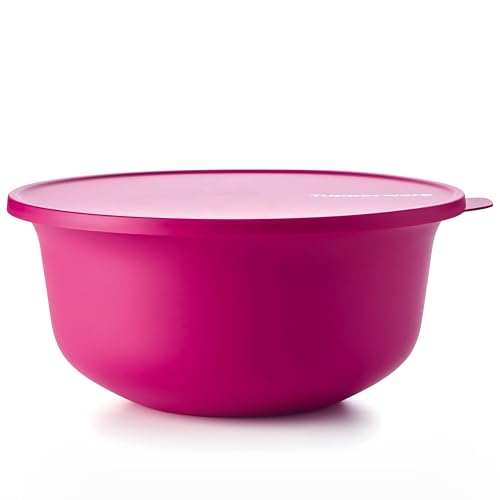 Tupperware Aloha Salatschüssel 4 Liter mit Luftdichtem Deckel - Picknick Familie - Großes Fassungsvermögen - Praktischer Transport - Spülmaschinenfest - Salate Pasta Saisonfrüchte