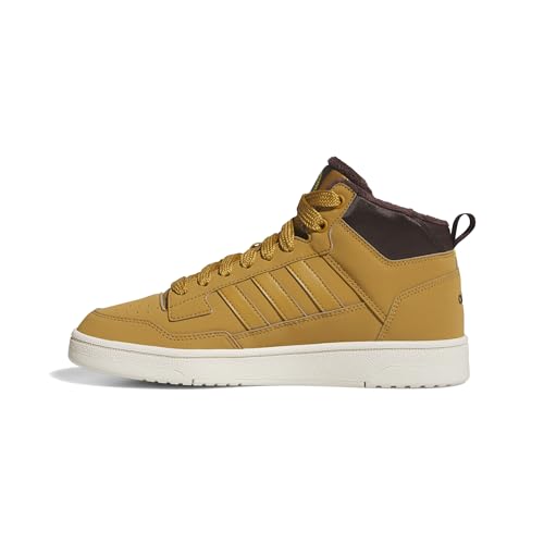 adidas Unisex Rapid Court Mid Winterized Shoes, Supcol/SHABRN/Owhite, 43 1/3 EU
