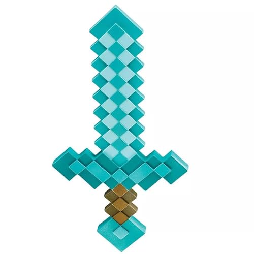 Disguise DISKX65684 Minecraft Kunststoff-Replik Diamant-Schwert Zubehör, Sword, Einheitsgröße