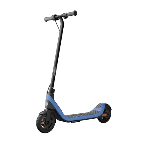 Segway Ninebot C2 Lite Kinder E-Scooter – Elektro Roller für Kinder (6-10 Jahre, bis zu 16 km/h, 7 Zoll Reifen, LED-Beleuchtung, klappbar, Schwarz/Blau) by Segway