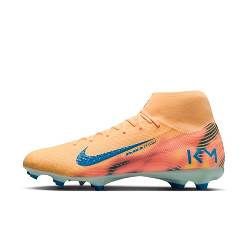 Nike Herren Mercurial Superfly 10 Academy 'Kylian Mbappé' MG High-Top Fußballschuhe, Melon Tint/Neo Turq/Igloo, 42