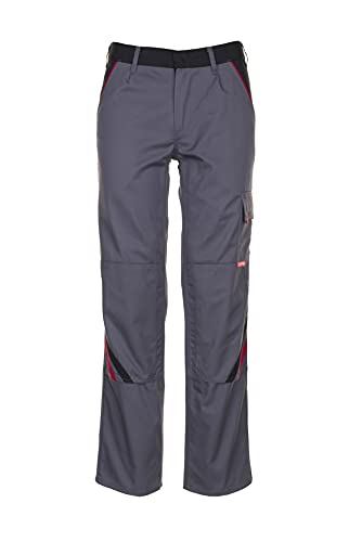 PLANAM Bundhose HIGHLINE, Farbe schiefer/schwarz/rot, Größe 54