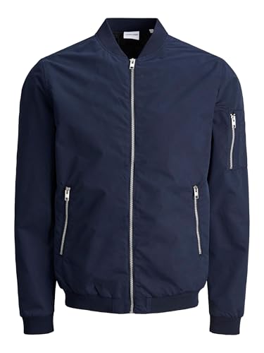 JACK & JONES Herren JJERUSH Bomber NOOS 12165203,Navy Blazer,XL