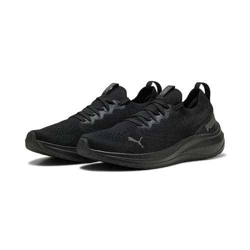 PUMA Skyrocket Lite 2 Engineered Road Running Shoe Unisex, Puma Schwarz, kühles Dunkelgrau, 45 EU