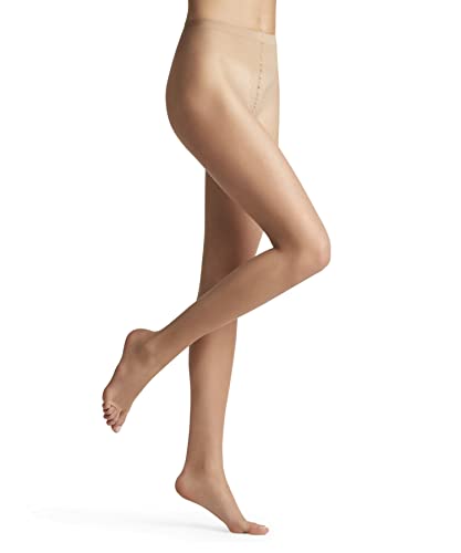 FALKE Damen Strumpfhose Shelina Toeless 12 DEN W Ti ultra-transparent einfarbig 1 Stück, Hautfarben Golden 4699, L