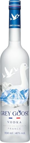 GREY GOOSE Premium-Vodka aus Frankreich, 40% Vol., 70 cl/700 ml, mit 100% französischem Weizen und natürlichem Quellwasser